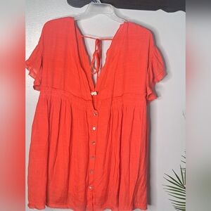 Flawless Boho Raw Hem Dress Sz Meduim